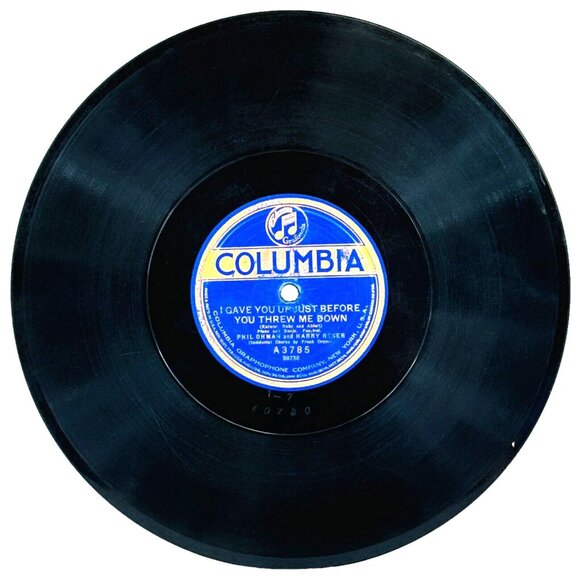 Phil Ohman & Harry Reser Dont Say Good-Bye Columbia A3785 Vintage Shellac 78 RPM - Picture 3 of 4